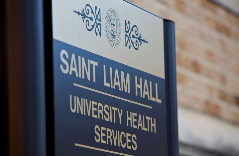 Saint Liam Hall houses the University of Notre Dame Health Services.