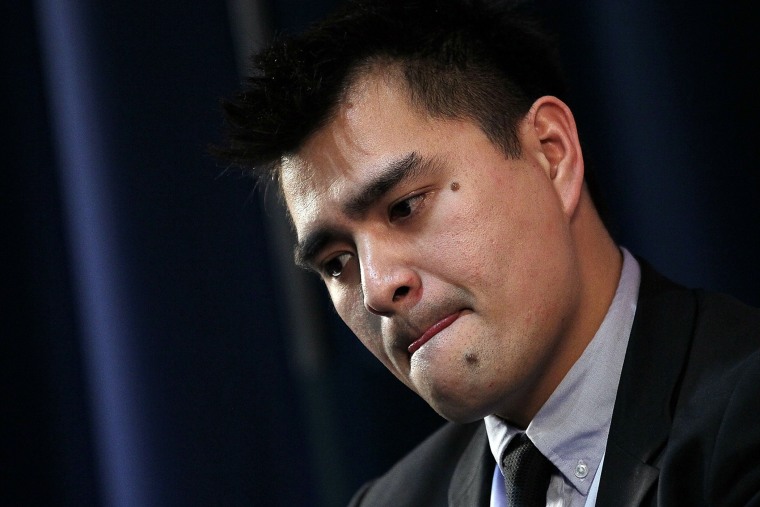 It was reported that journalist and immigration activist Jose Antonio Vargas, who is also an undocumented Philippine immigrant, was detained at an airport in McAllen, Texas and is being held at a Border Patrol station, July 15, 2014.
