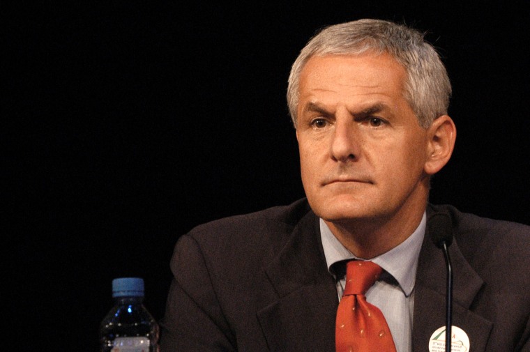 Joep Lange, pictured on July 14, 2003, is one of the dozens of AIDS researchers and prevention advocates that are reported to be among the victims of the Malaysia Airlines crash.