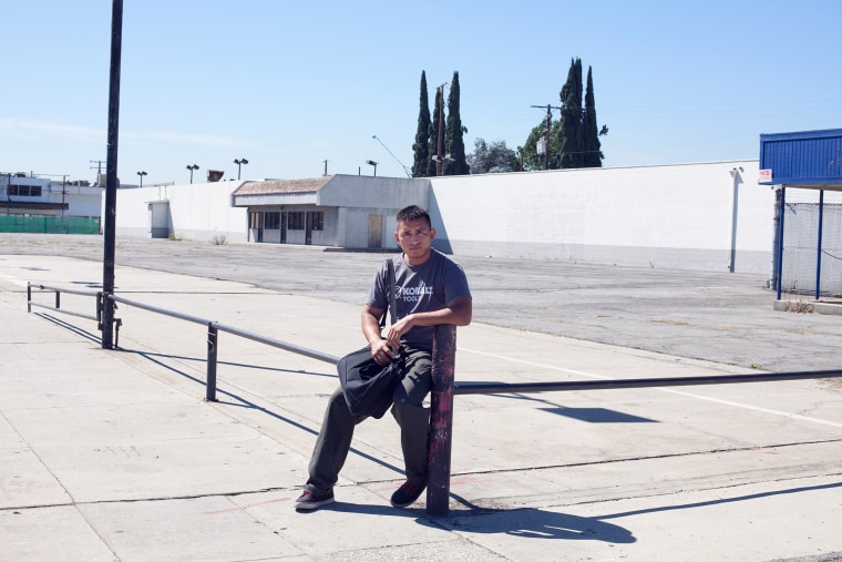 Sergio Flores in El Monte, Calif. on July 23, 2014