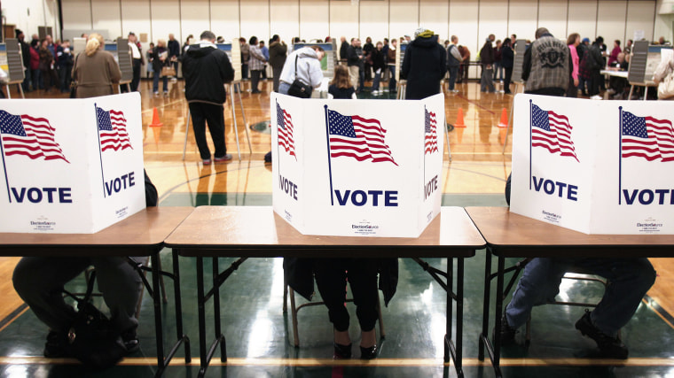 U.S. citizens vote in the presidential election Nov. 6, 2012.