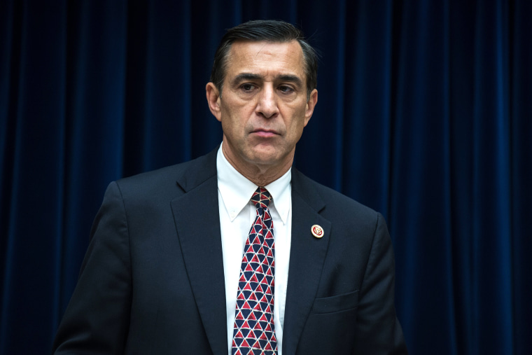 Darrell Issa arrives for a hearing on Capitol Hill in Washington, D.C., on June 23, 2014.