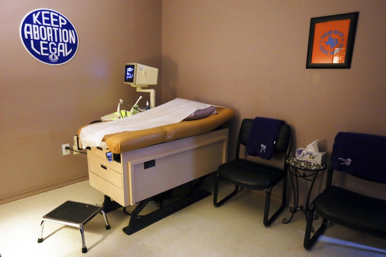 An exam room at the Whole Women's Health Clinic in McAllen, Texas, March 4, 2014.
