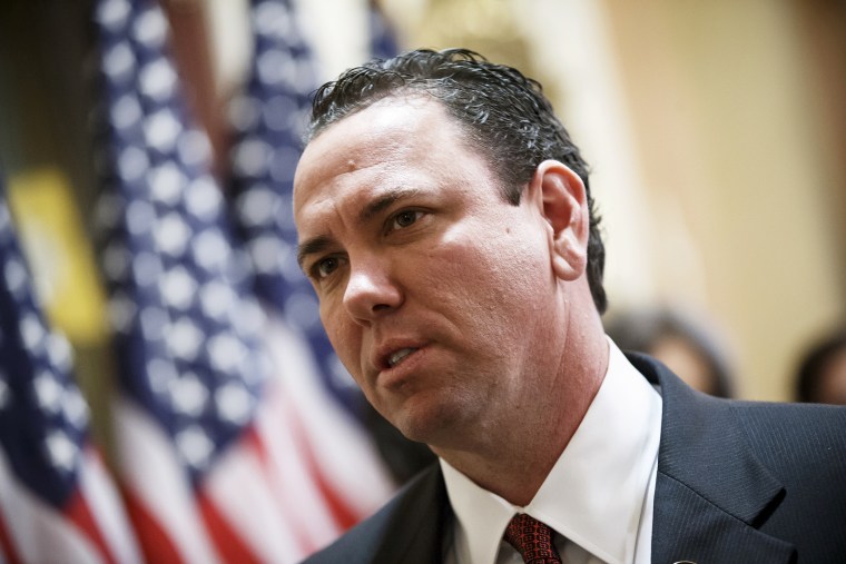In this Nov. 21, 2013 file photo a then newly-elected Rep. Vance McAllister, R-La., waits to be sworn in on Capitol Hill in Washington, D.C. (Photo by J. Scott Applewhite/AP)