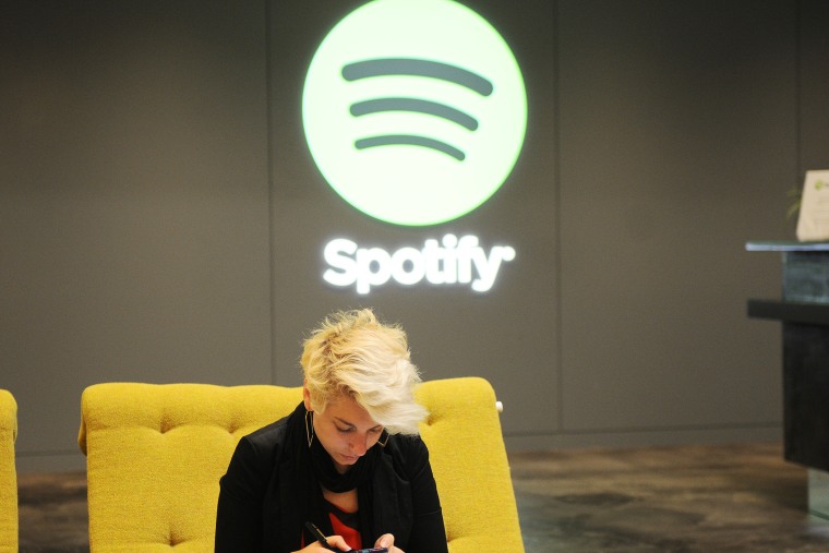 Spotify moved into its Manhattan offices in September 2013. The streaming service now takes up 123,000 square feet of the seventh floor of 620 Sixth Avenue. Spotify has 11 offices around the globe.