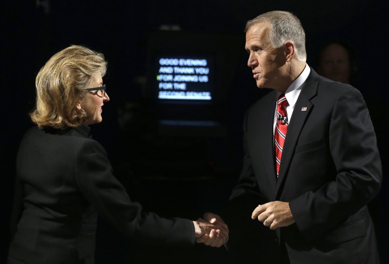 Kay Hagan, Thom Tills