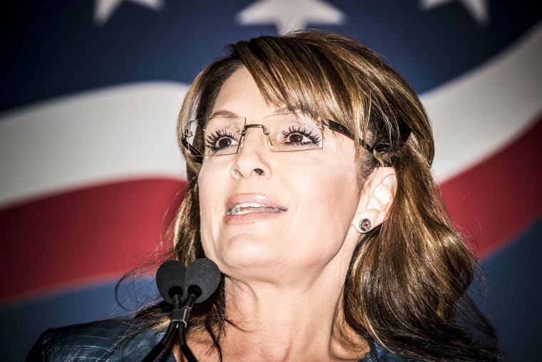 Sarah Palin attends the 2014 Values Voter Summit in Washington, D.C. on September 26, 2014.