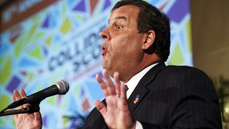 New Jersey Gov. Chris Christie delivers the keynote address at the U.S. Chamber of Commerce's 15th Annual Legal Reform Summit in Washington, D.C. on Oct. 21, 2014.