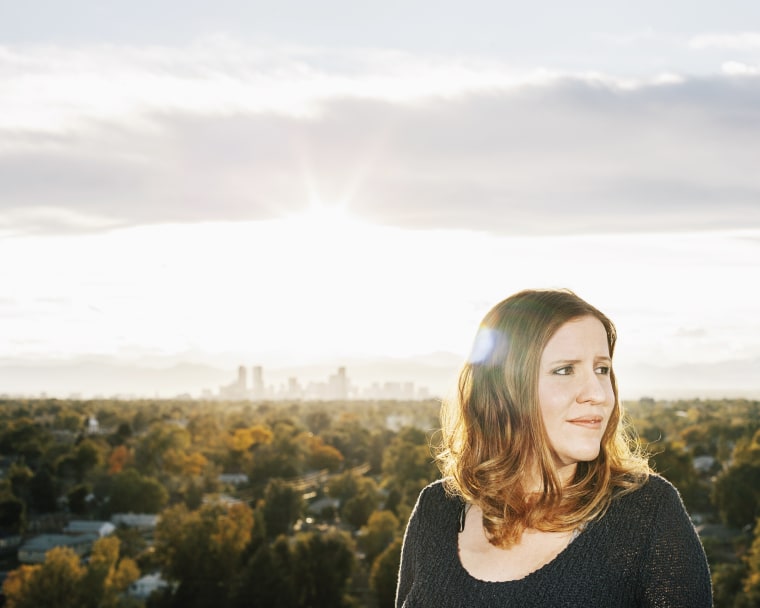Jennifer Mason, photographed at her office overlooking Denver, is the communications director for Personhood USA.