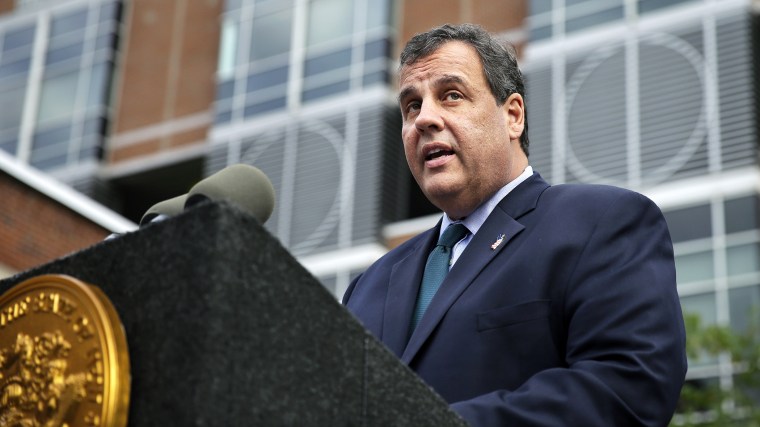 New Jersey Gov. Chris Christie speaks at an event Oct. 7, 2014, in New Brunswick, N.J. (Photo by Mel Evans/AP)