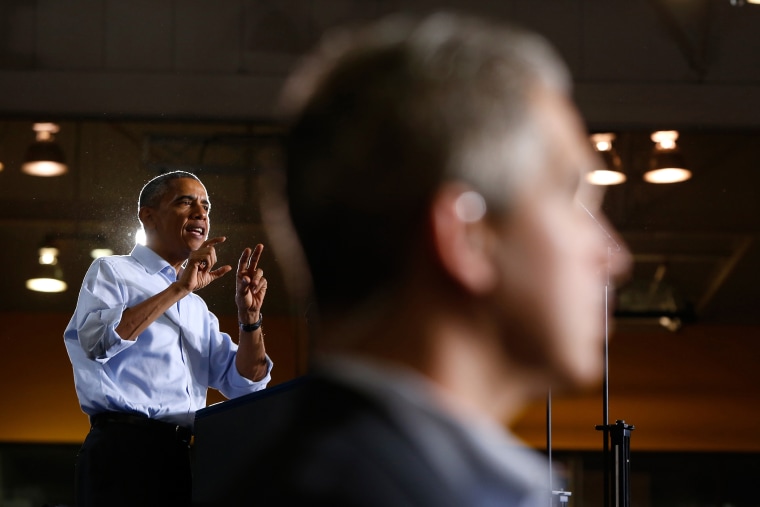 U.S. President Barack Obama campaigns for Democratic candidates in Detroit, Michigan