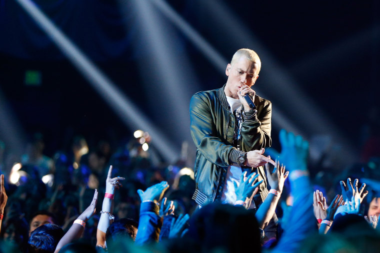 Eminem Raps About Punching Lana Del Ray Like Ray Rice