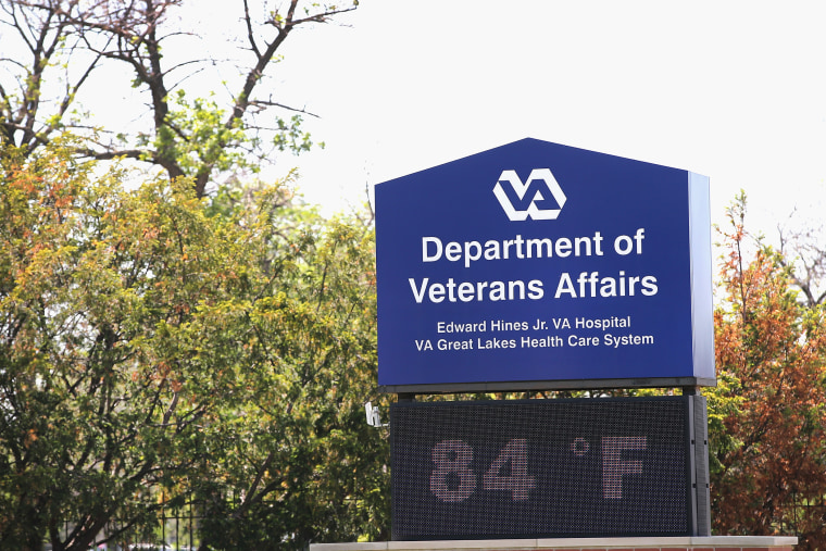 A sign marks the entrance to the Edward Hines Jr. VA Hospital on May 30, 2014 in Hines, Ill. (Scott Olson/Getty)