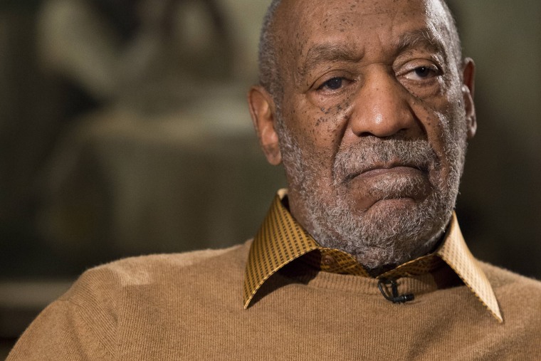 Bill Cosby pauses during an interview at the Smithsonian's National Museum of African Art in Washington on Nov. 6, 2014.
