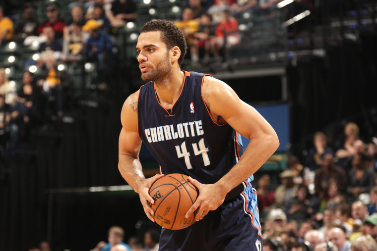 Jeffery Taylor #44 of the Charlotte Bobcats handles the ball during a game on Jan. 12, 2013 in Indianapolis, Ind. (Photo by Ron Hoskins/NBAE/Getty)