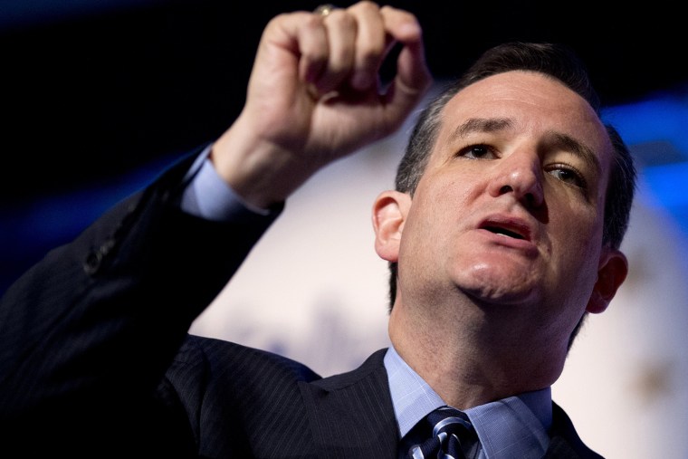 Sen. Ted Cruz speaks at the 2014 Values Voter Summit in Washington on Sept. 26, 2014. (Manuel Balce Ceneta/AP)
