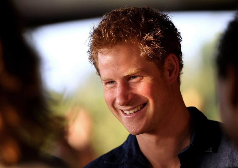 Prince Harry attends the Sentebale Polo Cup presented by Royal Salute World Polo at Ghantoot Polo Club on November 20, 2014 in Abu Dhabi, United Arab Emirates.