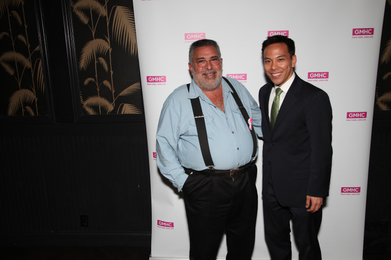 Dr. Larry Mass and GMHC CEO Kelsey Louie.