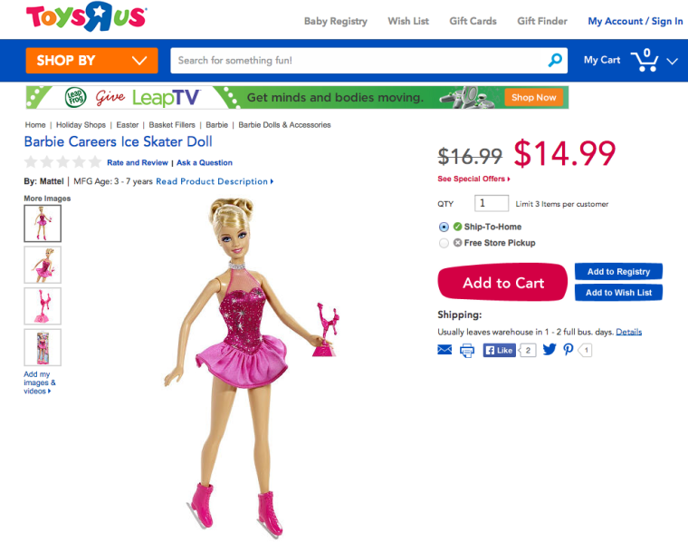 Toys R Us via CNBC