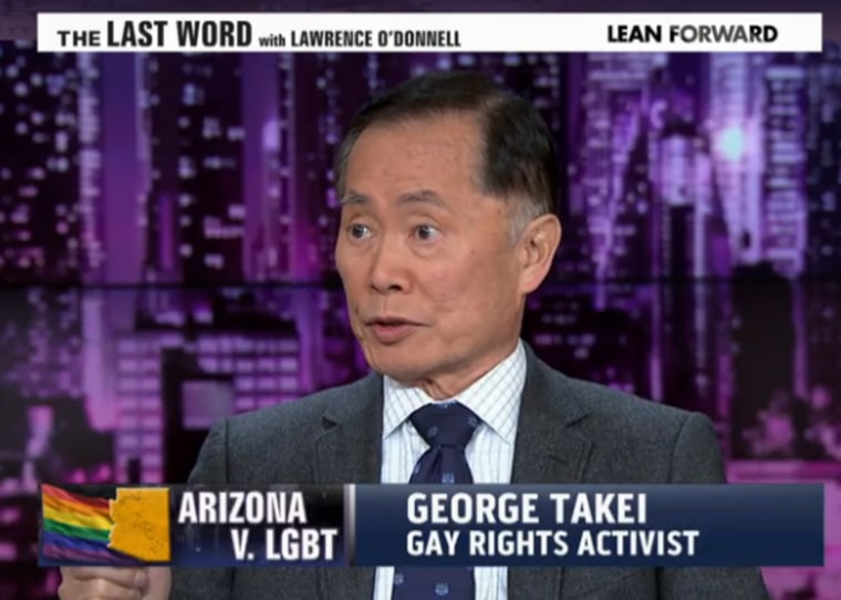 George Takei on The Last Word with Lawrence O'Donnell.