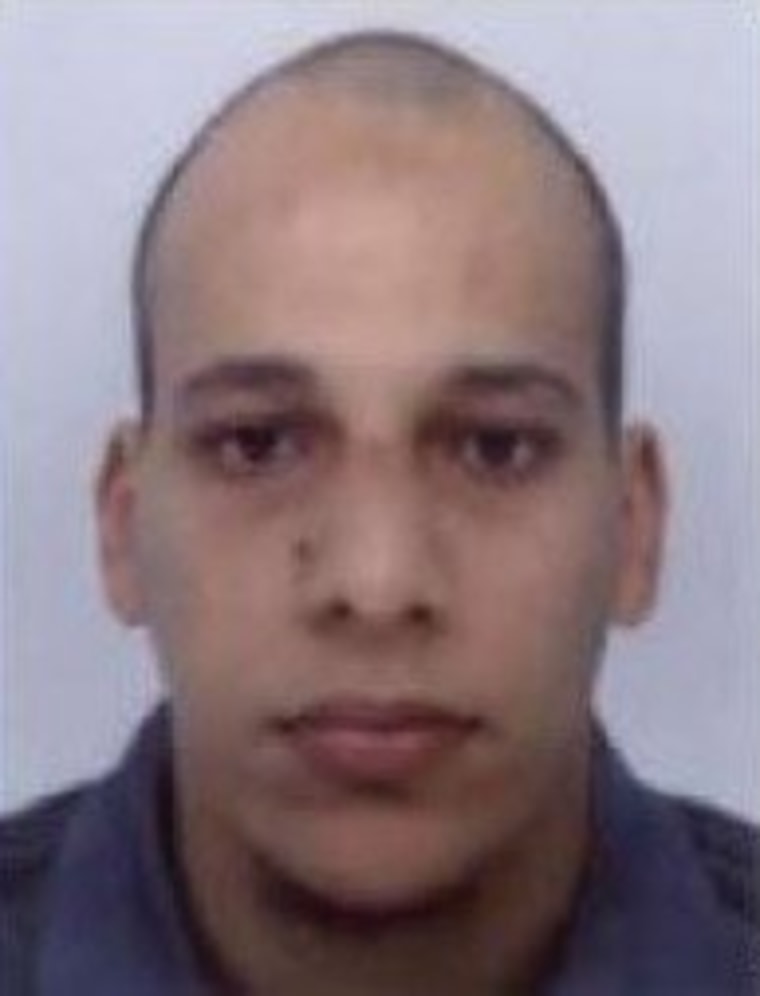 Pictured in this handout provided by the Direction centrale de la Police judiciaire on Jan. 8, 2015 is suspect Cherif Kouachi, aged 32.