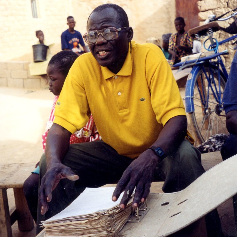 Souleymane Guengueng, activist and torture survivor of the Hissène Habré regime, in N'Djamena, Chad, 2001. (Photo courtesy of Human Rights Watch)