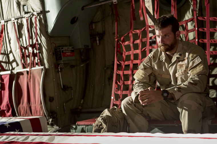 Bradley Cooper appears in a scene from \"American Sniper.\"