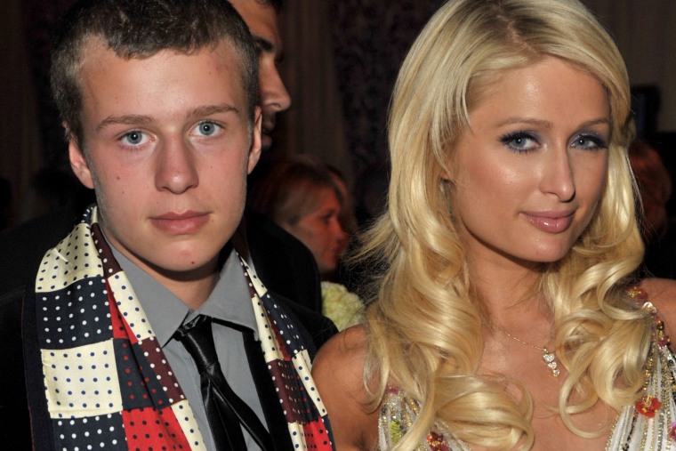 Conrad Hilton and Paris Hilton photographed in Los Angeles in 2009. (Photo by Frazer Harrison/Getty)