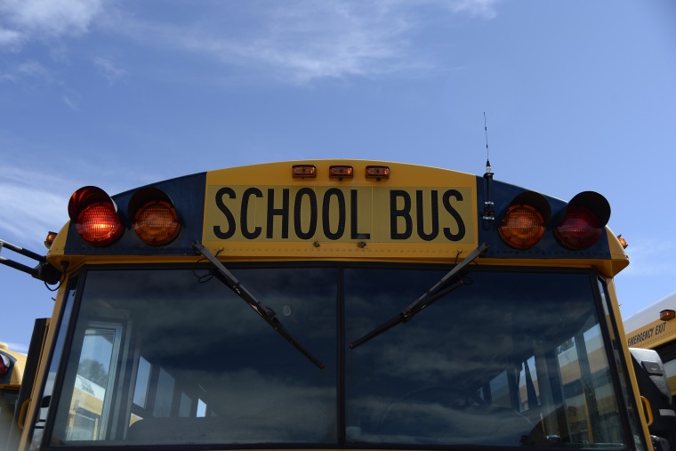 A school bus. (Photo by John Leyba/The Denver Post/Getty)