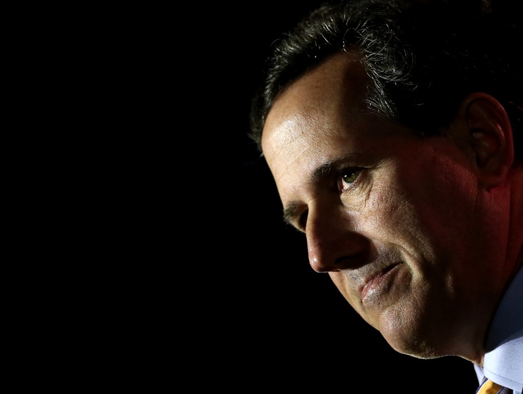 Former US Sen. Rick Santorum speaks during the final day of the 2014 Republican Leadership Conference on May 31, 2014 in New Orleans, La. (Photo by Justin Sullivan/Getty)