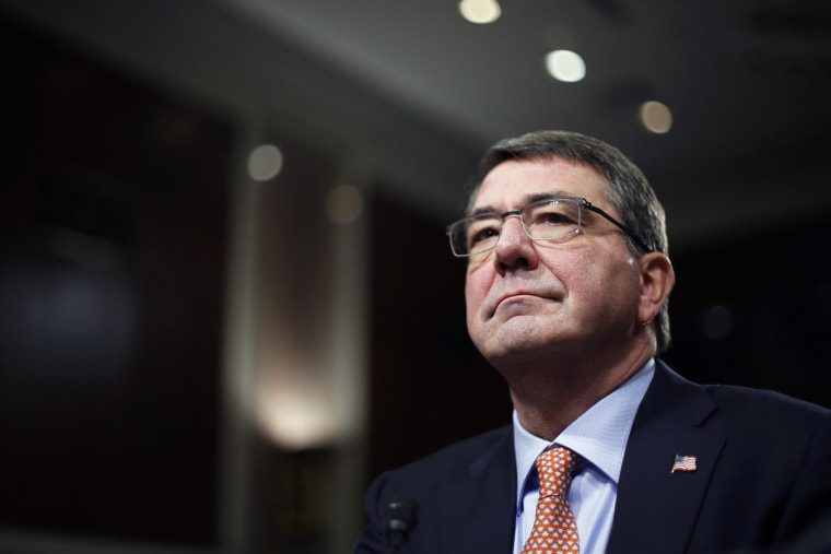 Ashton Carter, U.S. President Barack Obama's nominee to be secretary of defense, testifies before a Senate Armed Services Committee confirmation hearing on Capitol Hill in Washington, on Feb. 4, 2015. (Photo by Jonathan Ernst/Reuters)