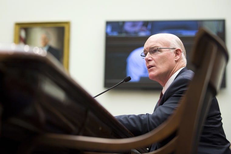 Joseph Clancy, then, acting director of the United States Secret Service, testifies during a hearing on Capitol Hill, Nov. 19, 2014 in Washington, D.C. (Photo by Drew Angerer/Getty)