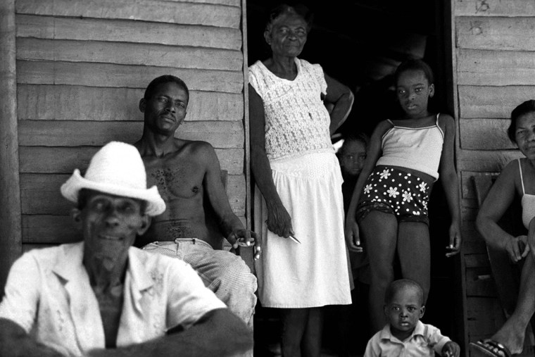 A family in Santiago de Cuba, Cuba.