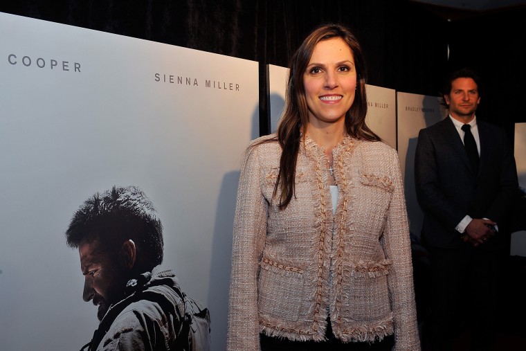 Taya Kyle attends the opening of 'American Sniper' at the Burke Theater at the US Navy Memorial on Jan. 13, 2015 in Washington, DC. (Photo by Larry French/Getty)