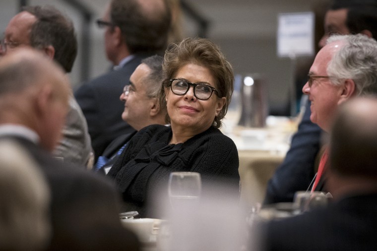Columba Bush at her husband Jeb Bush's foreign policy speech in Chicago on Feb. 18, 2015. (Photo by Andrew A. Nelles/The New York Times/Redux)