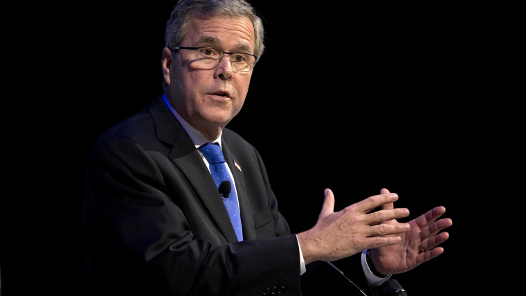 Former Florida Gov. Jeb Bush speaks at an event on Feb. 4, 2015 in Detroit, Mich. (Photo by Paul Sancya/AP)