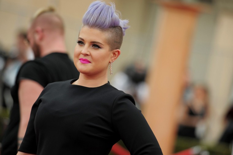 Kelly Osbourne arrives at the 21st annual Screen Actors Guild Awards at the Shrine Auditorium, on Jan. 25, 2015, in Los Angeles. (Photo by Richard Shotwell/Invision/AP)