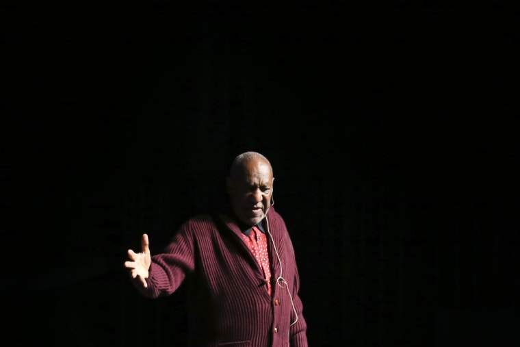 Comedian Bill Cosby performs at an event on Nov. 6, 2013, in New York, N.Y. (Photo by John Minchillo/Invision/AP)