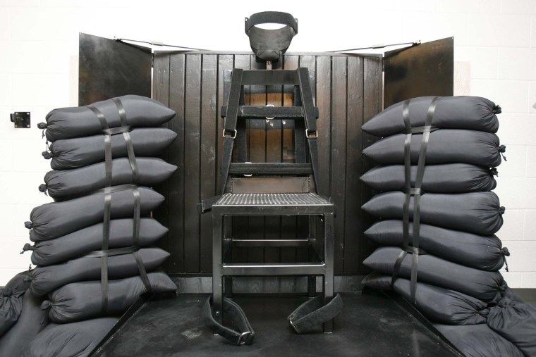 In this June 18, 2010, file photo, the firing squad execution chamber at the Utah State Prison in Draper, Utah, is shown. (Photo by Trent Nelson/AP)