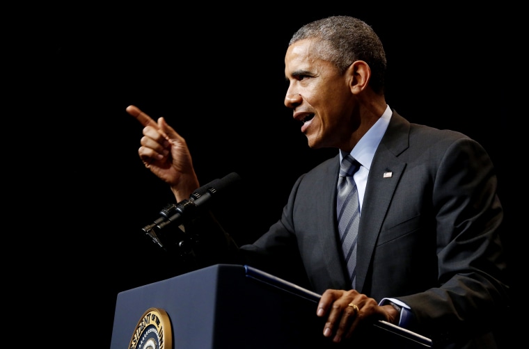 President Barack Obama delivers remarks at the National League of Cities annual Congressional City Conference in Washington, March 9, 2015. (Photo by Jonathan Ernst/Reuters)