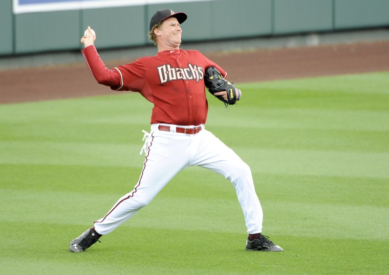 Sold at Auction: 2015 Will Ferrell Cincinnati Reds Spring Training jersey.