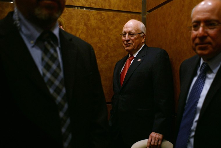 Former Vice President Dick Cheney is seen in Grand Rapid's Michigan on April 21, 2014.