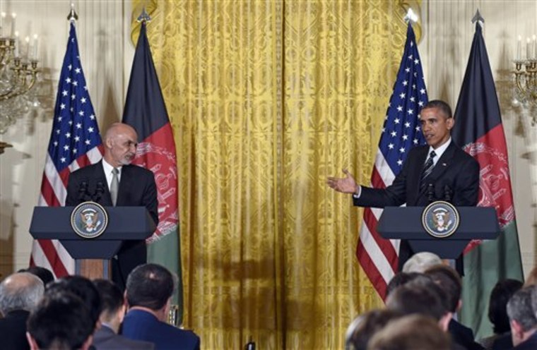 Barack Obama, Ashraf Ghani