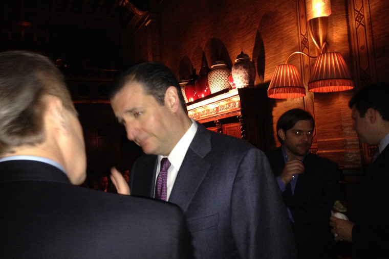 Sen. Ted Cruz of Texas at an event for young professionals in New York City on March 25, 2015.