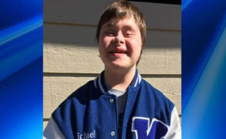A Kansas mom is outraged after her son, who has special needs, was forced by his school to remove his varsity letter jacket. (Photo courtesy of NBCNews.com)