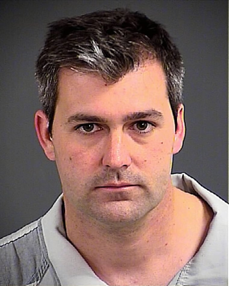 North Charleston police officer Michael Slager is seen after his arrest April 7 for the murder of Walter Scott, an unarmed man whom he had pulled over. (Photo by Charleston County Sheriff's Office)