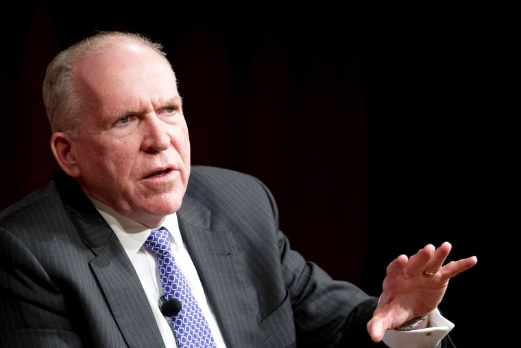 CIA Director John Brennan speaks at the John F. Kennedy School of Government at Harvard University in Cambridge, Mass., April 7, 2015. (Photo by Gretchen Ertl/Reuters)