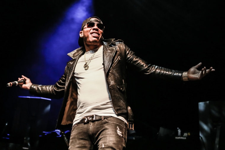 Nelly performs on stage at Indigo2 at The O2 Arena on April 4, 2015 in London, United Kingdom. (Photo by Christie Goodwin/Redferns/Getty)