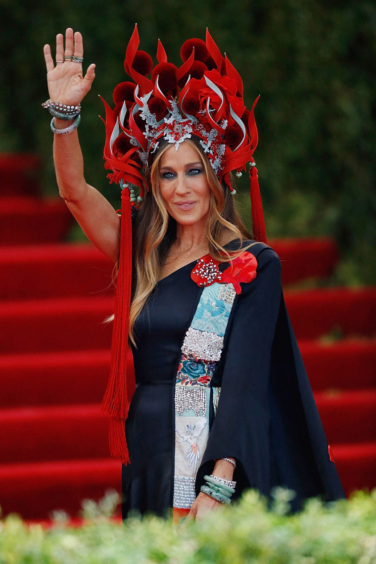 Sarah Jessica Parker attends the Costume Institute Benefit Gala at Metropolitan Museum of Art on May 4, 2015 in New York City.