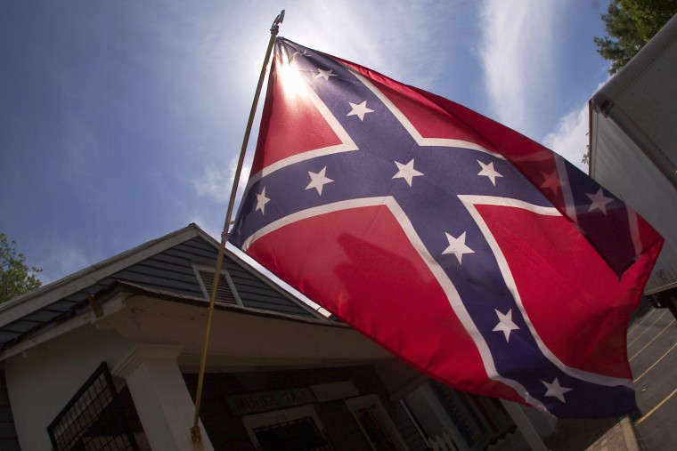 A confederate flag.